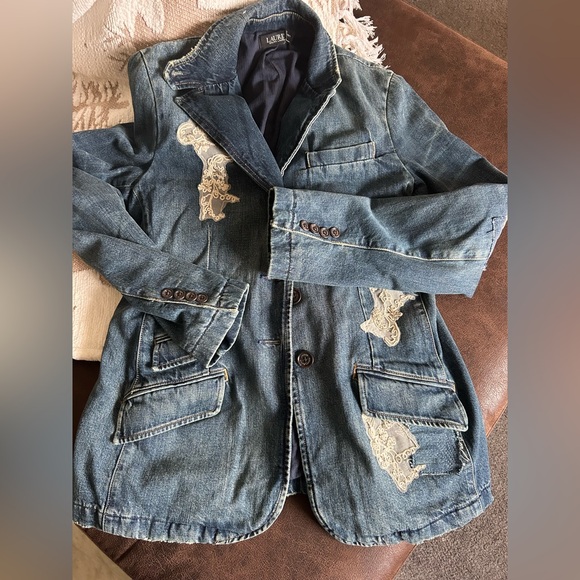 Ralph Lauren Dark Blue Denim Jacket - Picture 1 of 8